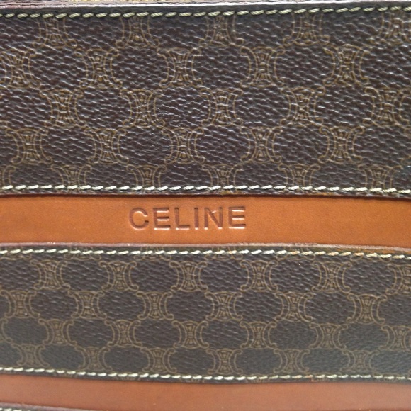 Celine Brown Macadam Handbag 10in x 12in x 4.5in (GM) - Picture 2 of 16